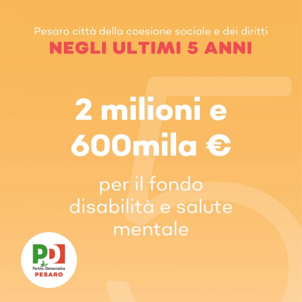 Pesaro città della coesione sociale e dei diritti